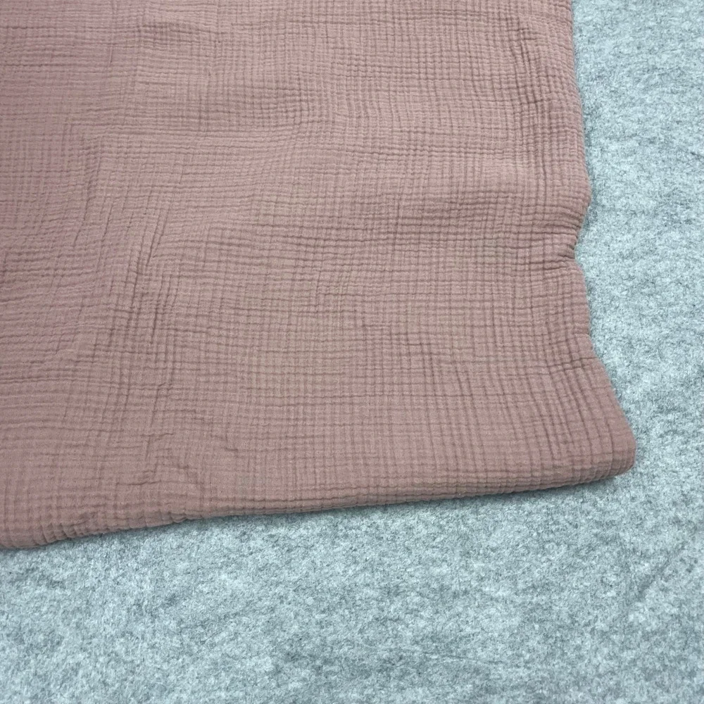 QUINCE Organic Cotton Gauze Twin Duvet Cover + Only One Sham Mauve Pink